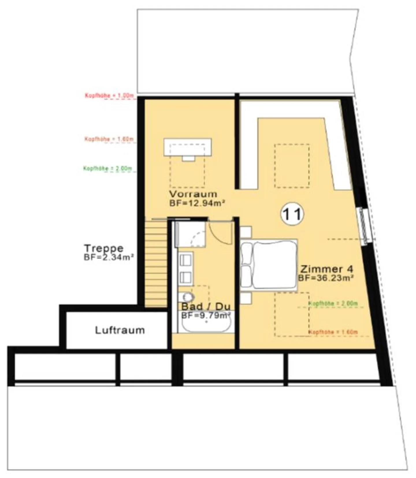 Au milieu des vignes : penthouse exclusif de 5,5 pièces en duplex - Photo 8 sur 8