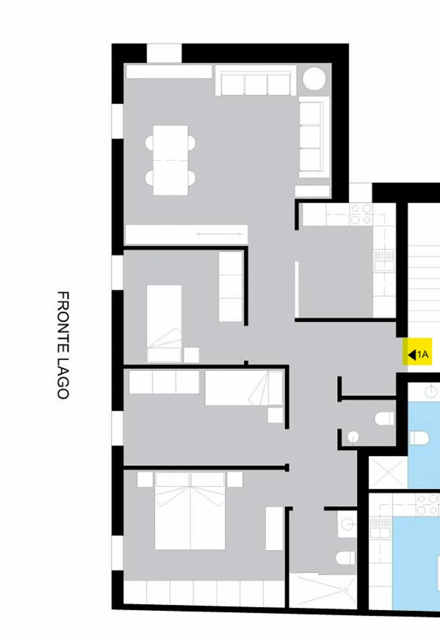 Bright 4.5-Room Apartment with Lake View Renovated - Photo 12 of 12