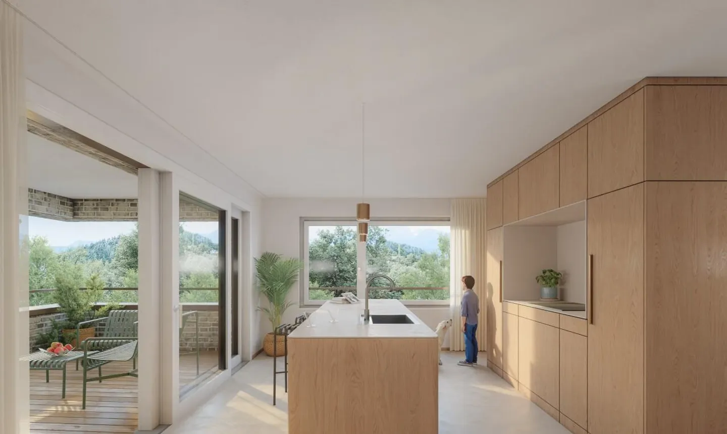 Appartement spacieux avec vue sur la forêt - Photo 4 sur 6