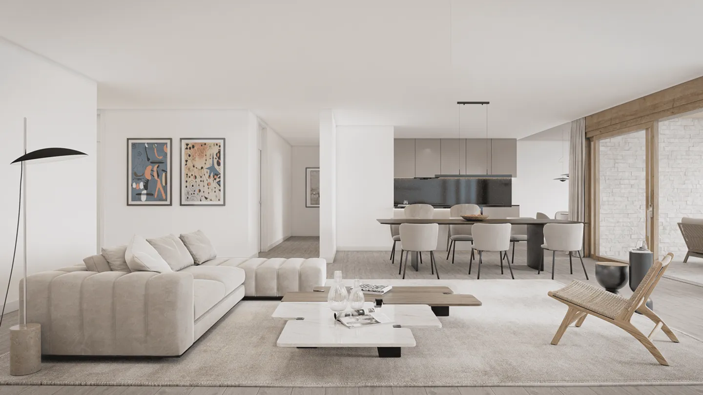 Appartement 5 pièces avec terrasse et jardin privé - Photo 1 sur 5