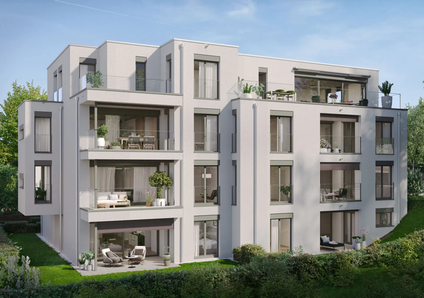 Moderne Neubauwohnung am Stadtrand von Zürich - Foto 3 von 3