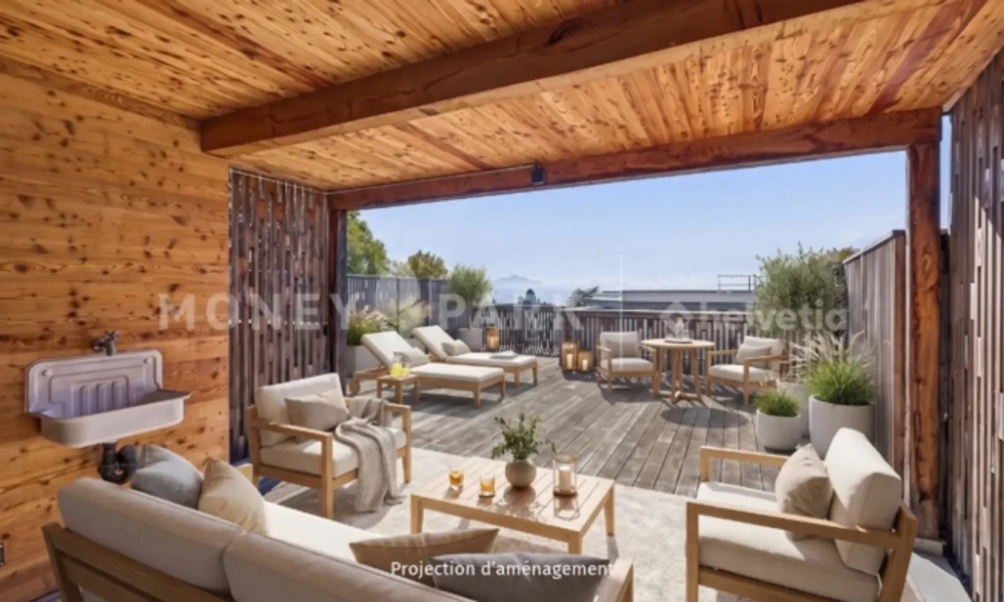 Maison d'architecte de 145m2 | Minergie | Rooftop | Vue sur le lac - Foto 1 von 1