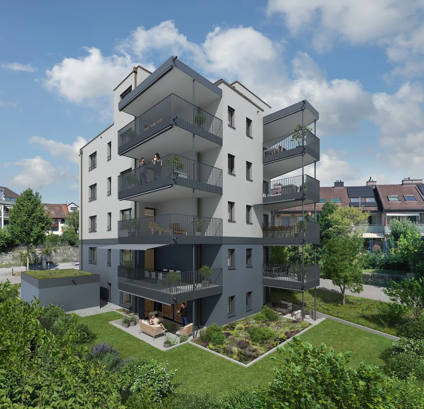 Construction has started - Living above the rooftops of Uster - Exclusive penthouse apartment with a special living experience - Photo 1 of 3
