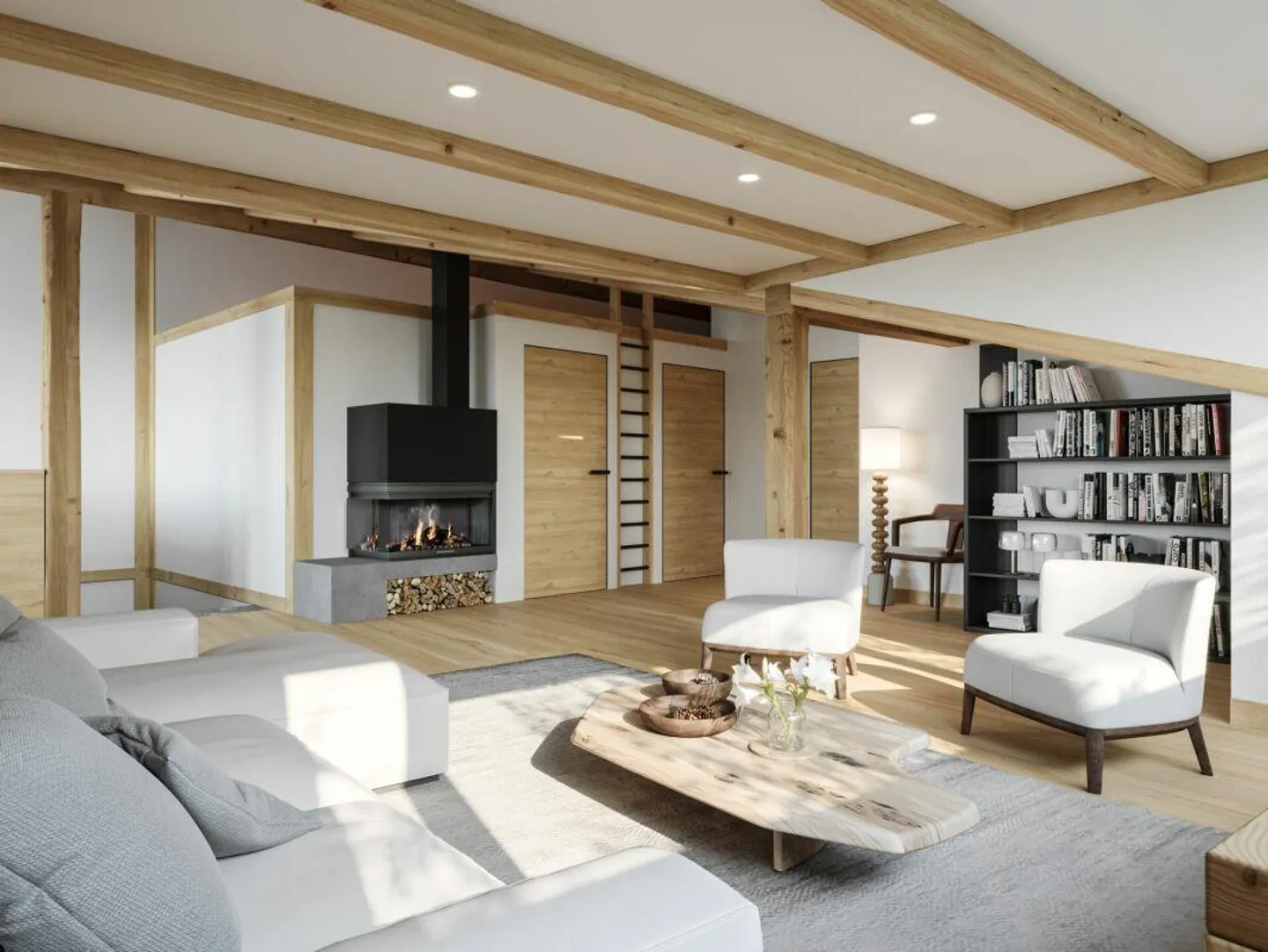 Appartamento mansardato 3 1/2 locali 91 m2 - nel villaggio - vicino alla seggiovia - Foto 2 di 9