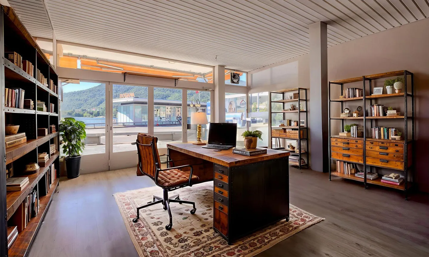 À LOUER ESPACE COMMERCIAL AVEC VUE SUR LE LAC À PONTE TRESA - Photo 1 sur 4