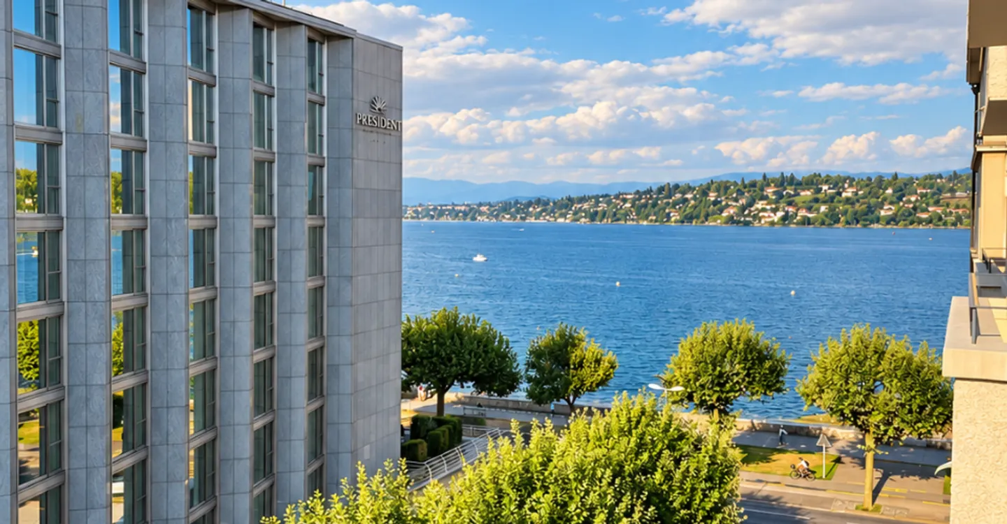 Bellissimo appartamento di 3,5 locali con vista mozzafiato sul Lago di Ginevra - Foto 1 di 4