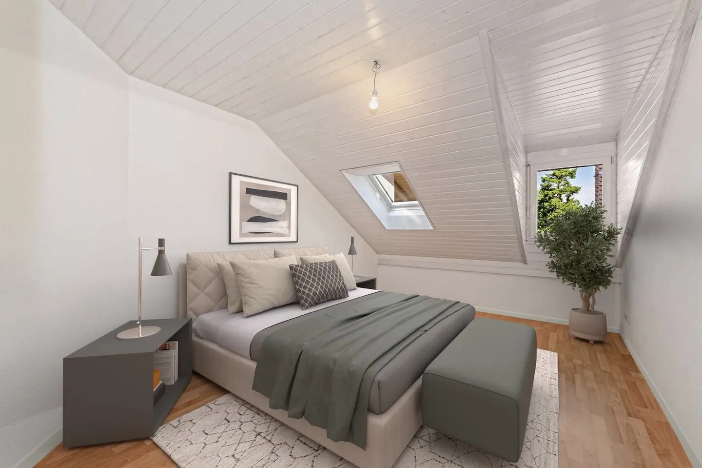 Appartamento attico unico con fascino, tanto spazio e vista ampia - Foto 4 di 7