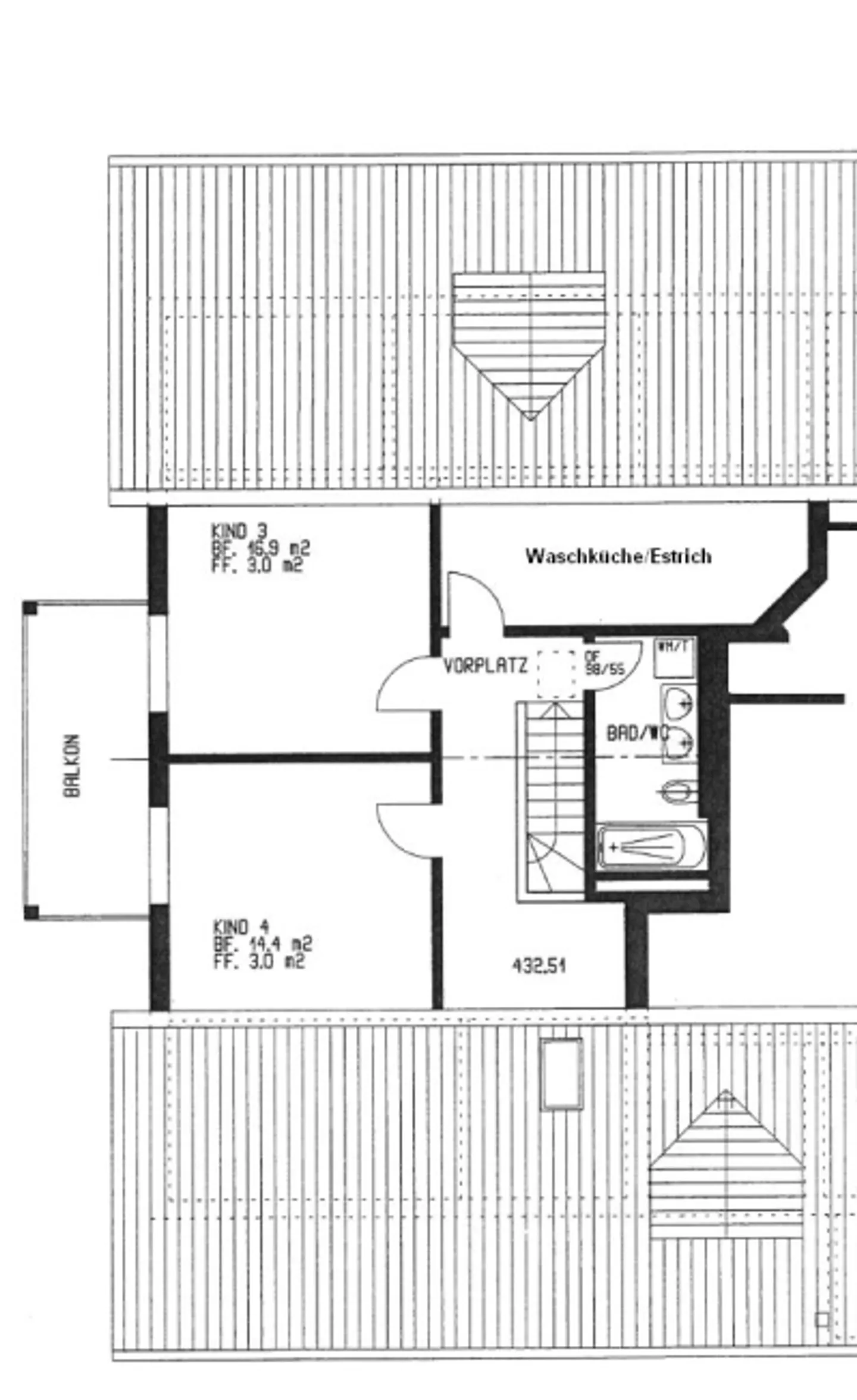 Appartement en duplex spacieux avec balcons ensoleillés - Photo 13 sur 13