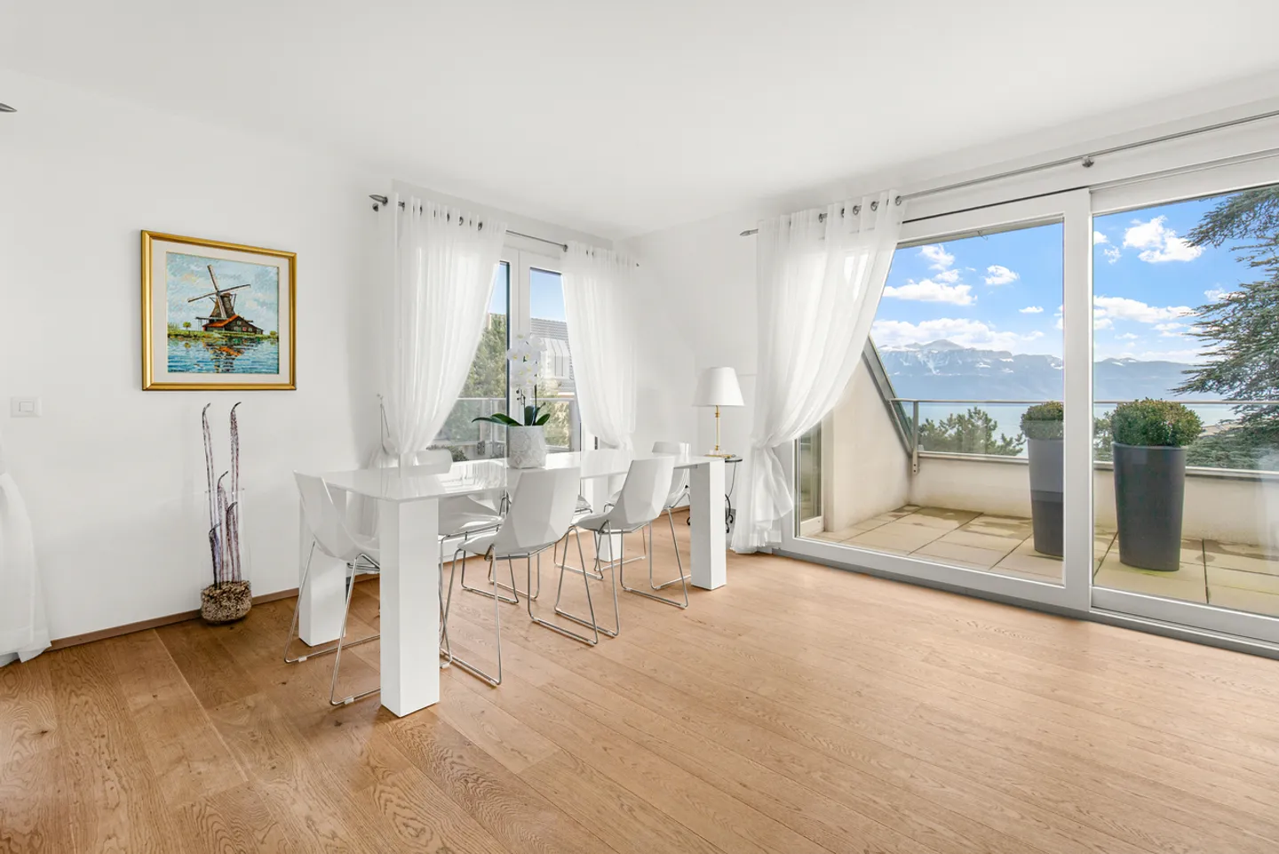 Duplex von Ausnahme mit Panoramablick auf den Genfer See! - Foto 3 von 15