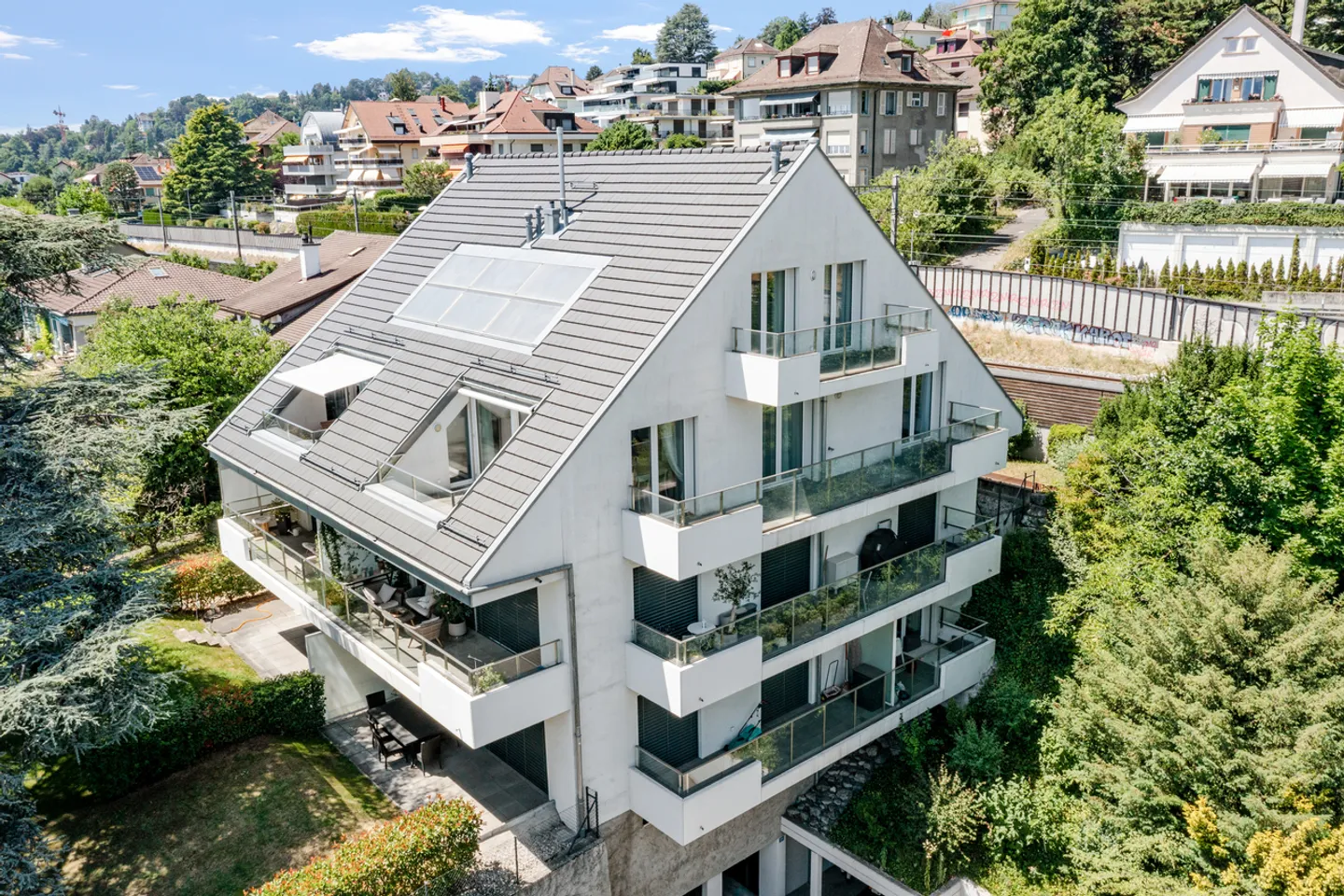 Duplex von Ausnahme mit Panoramablick auf den Genfer See! - Foto 13 von 15