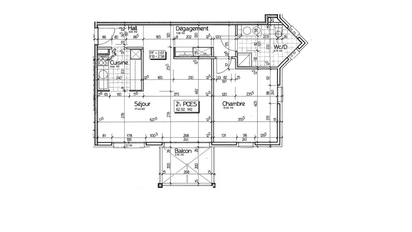 Spacious 2½ room apartment with balcony - Photo 3 of 3