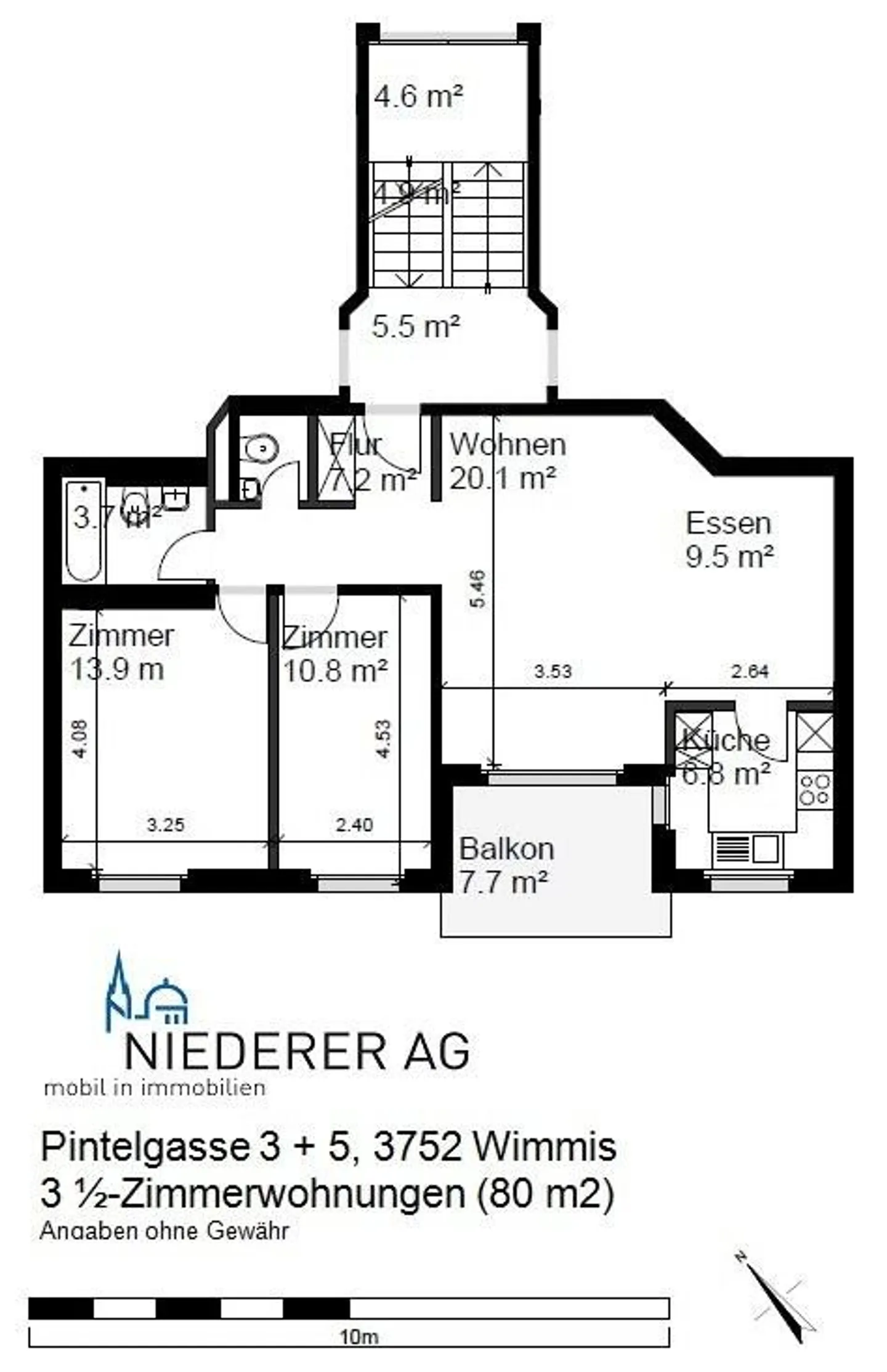 Modern 3.5-Room Apartment with Garden - Photo 10 of 10