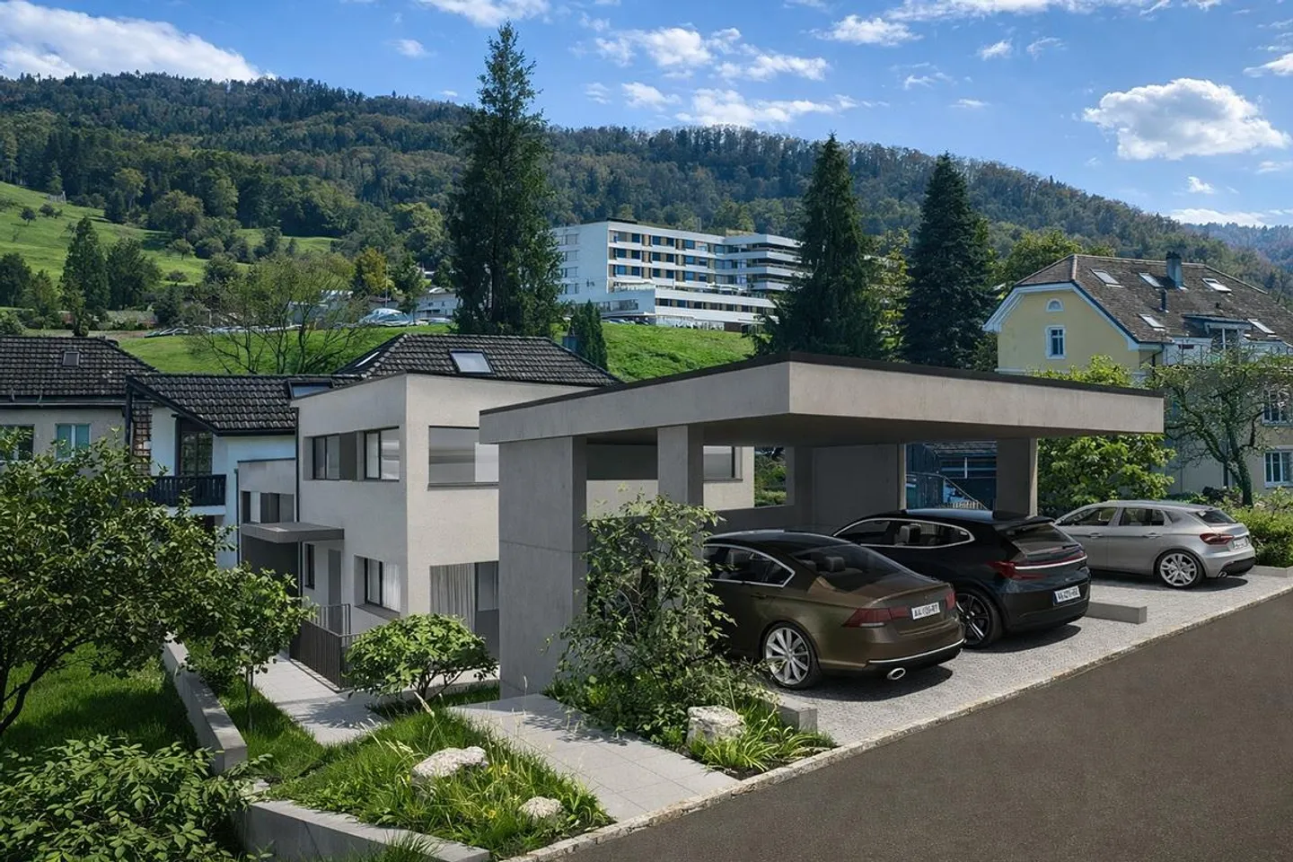 Nouvelle construction de quatre maisons familiales semi-détachées, Niederdorf - Photo 11 sur 11