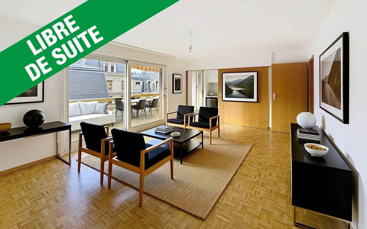 Ampio appartamento di 3,5 stanze su un livello di 79 m2 + grande balcone - Foto 1 di 9