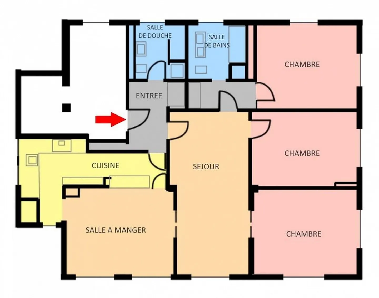 Bel-Air 1, magnifico appartamento al 10° piano della torre - Foto 11 di 11