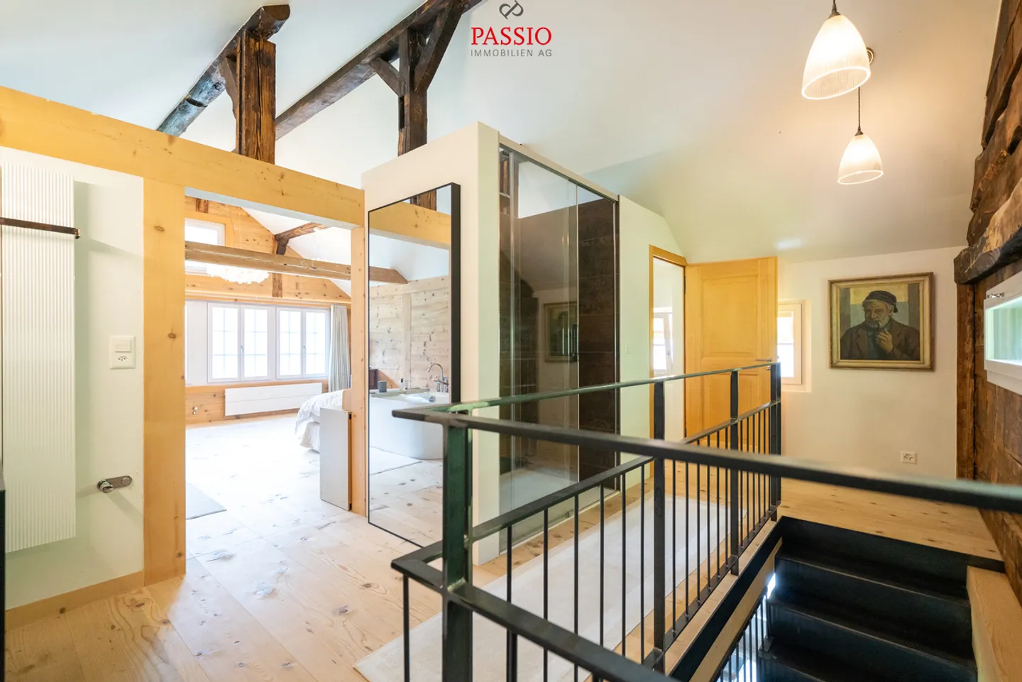 Casa storica di 3,5 stanze con studio di 1 stanza direttamente sul lago di Brienz - Foto 13 di 33