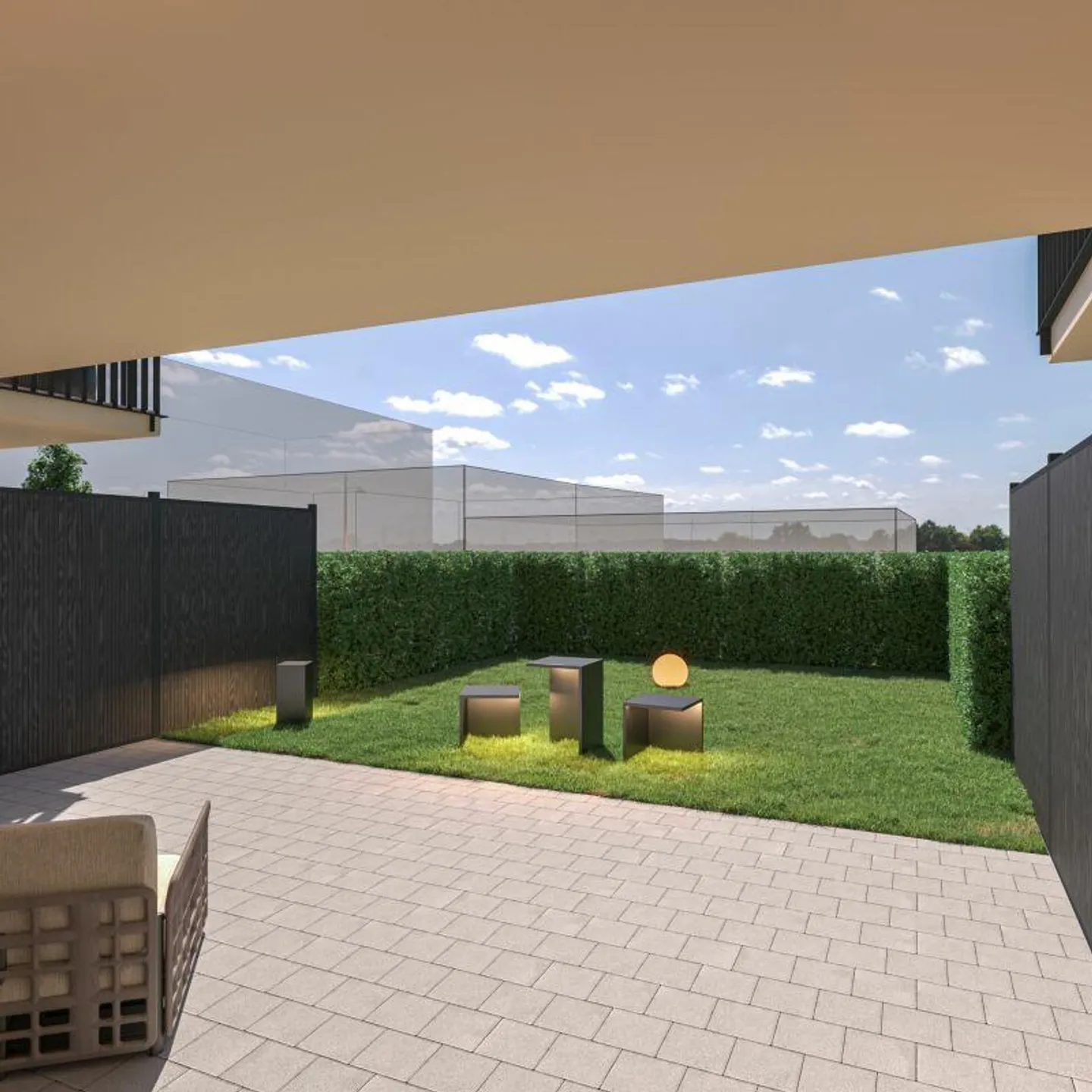 Appartement de jardin spacieux de 4,5 pièces avec loggia, chambre principale avec dressing et salle de bain attenante - Photo 2 sur 16