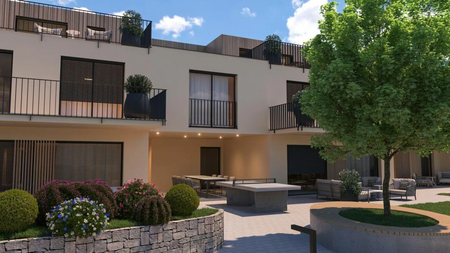 Appartement de jardin spacieux de 4,5 pièces avec loggia, chambre principale avec dressing et salle de bain attenante - Photo 13 sur 16