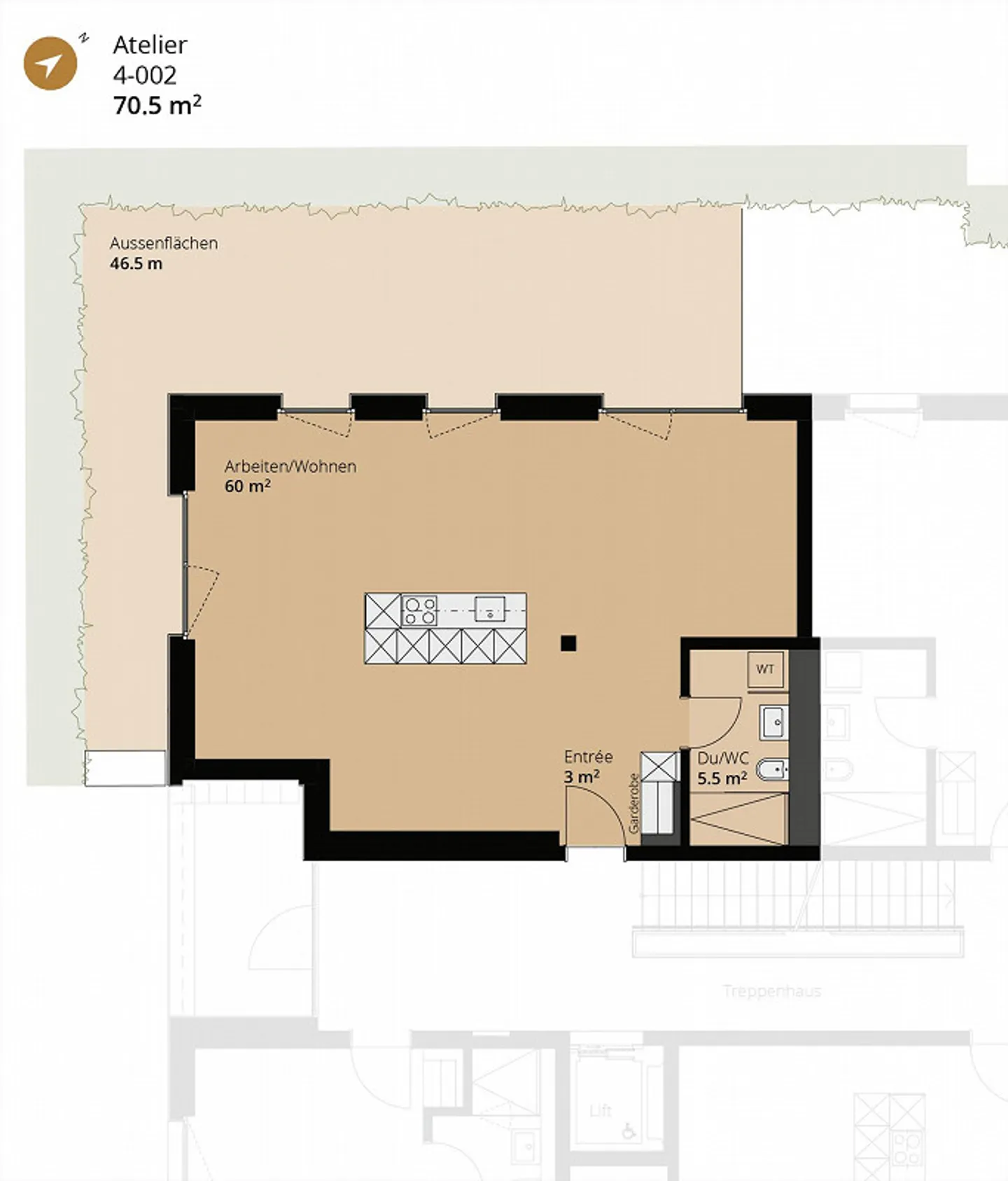 Modernes Atelier in Suhr - Foto 4 von 4