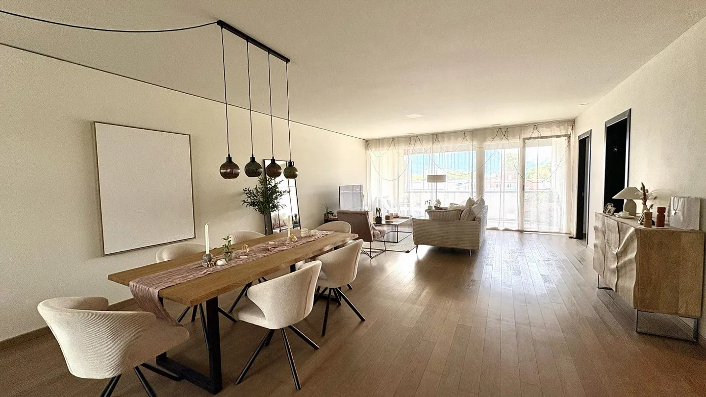 Moderne 2.5-Zimmer-Wohnung in Buchs - Foto 2 von 10