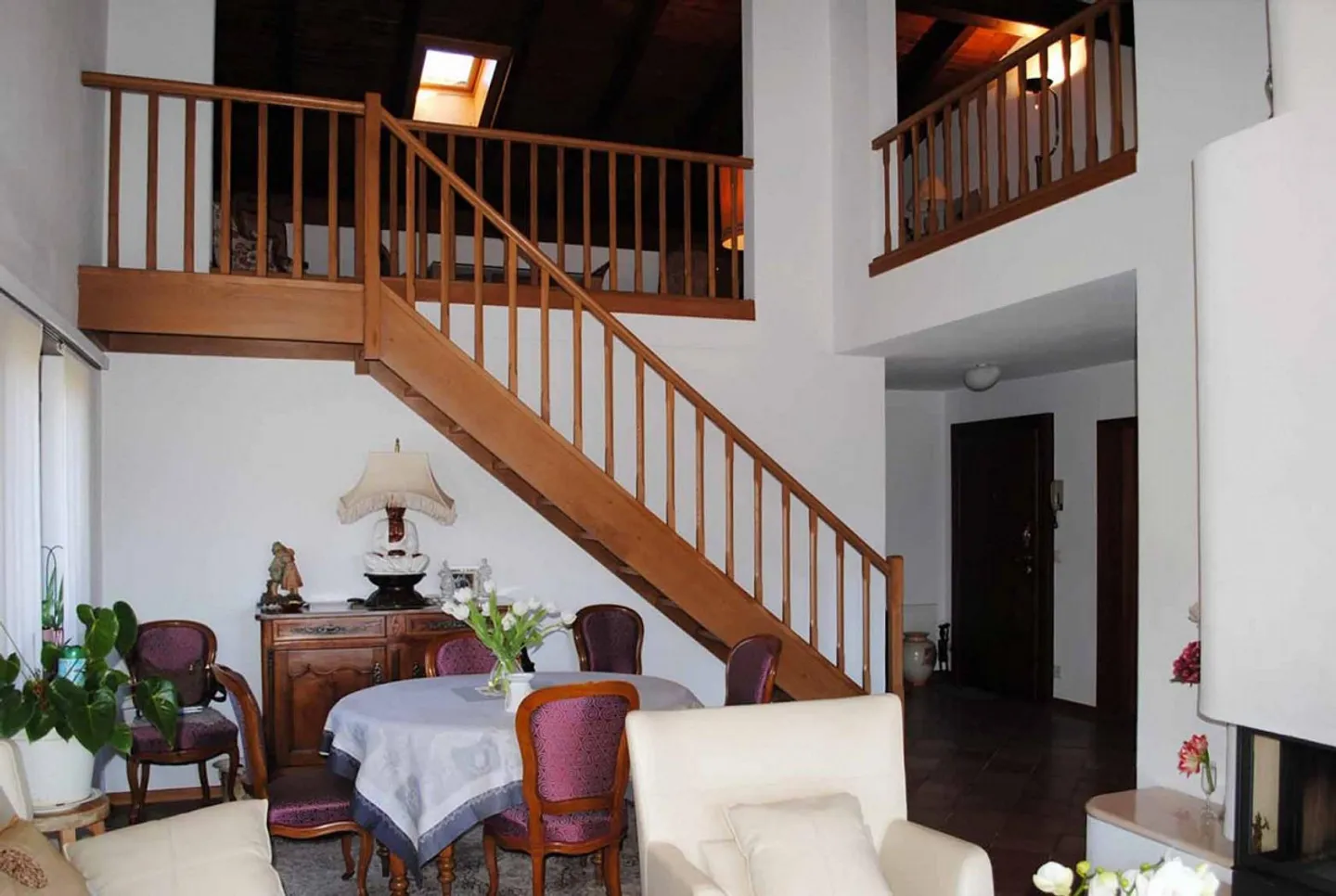 Penthouse Duplex 5.5 Rooms with Pool in Comano - Photo 4 of 10