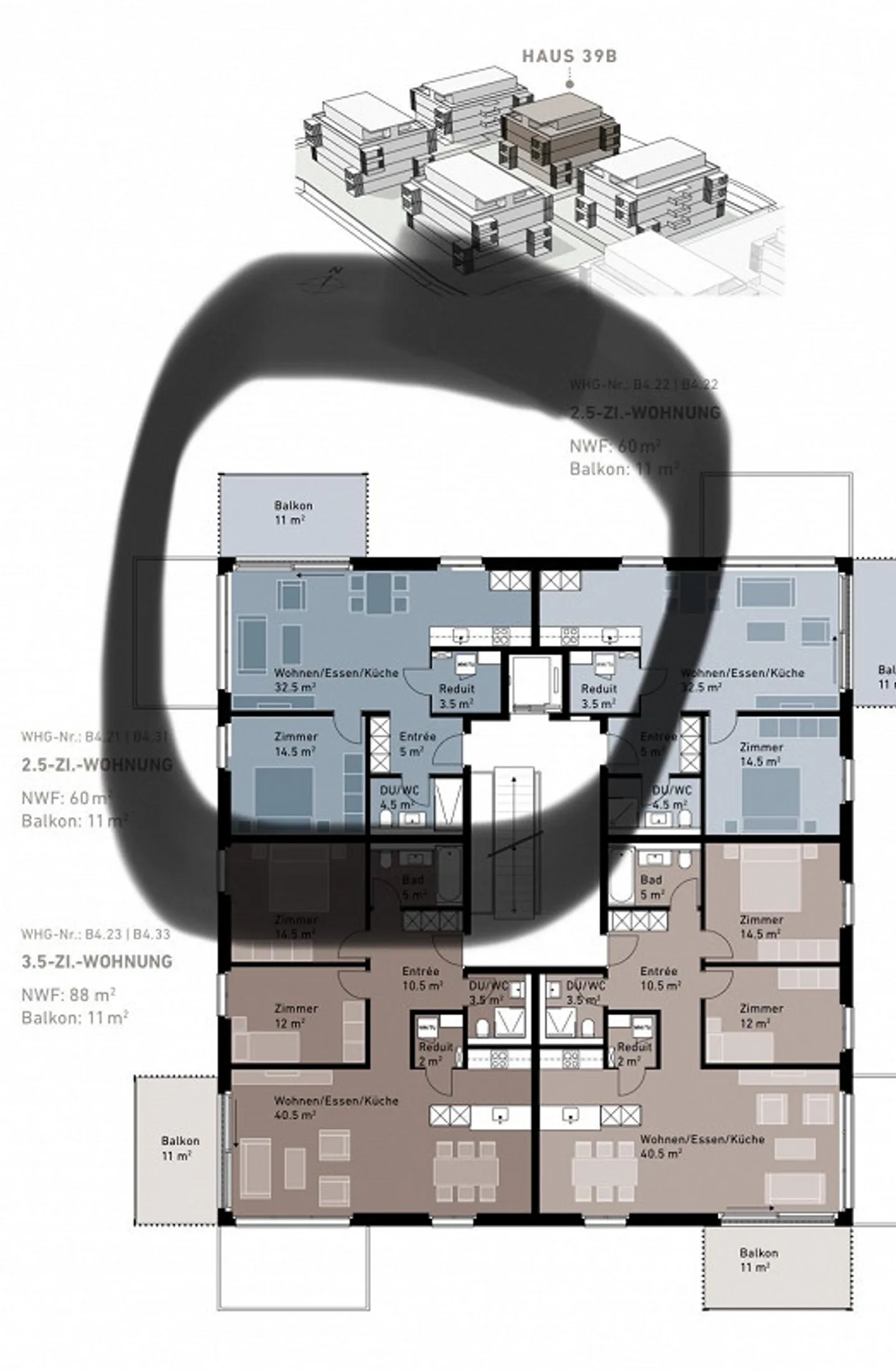 2.5 Room Apartment - Photo 2 of 5