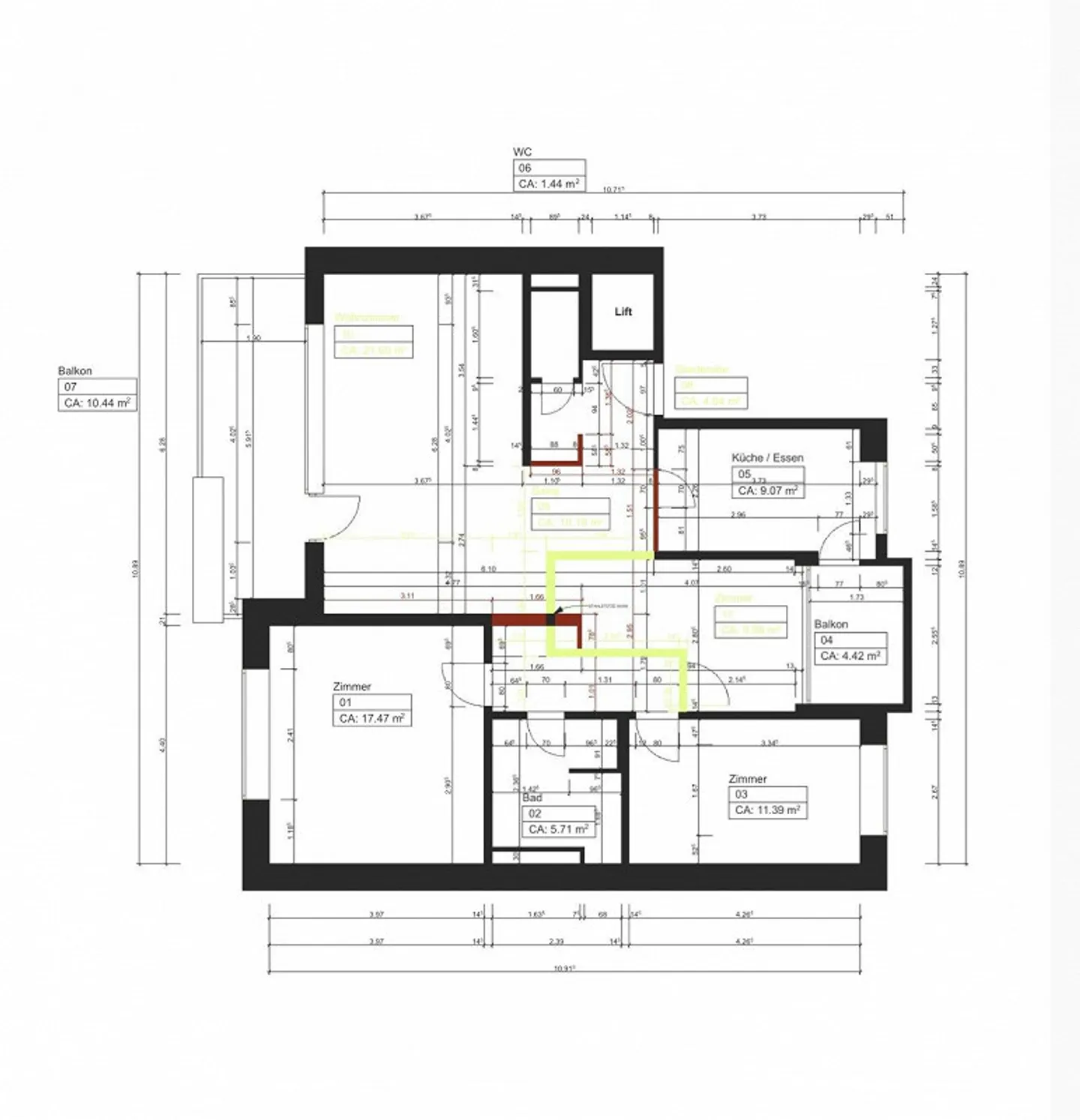 Sunny fully renovated 4.5 room apartment in a quiet location - Photo 10 of 10