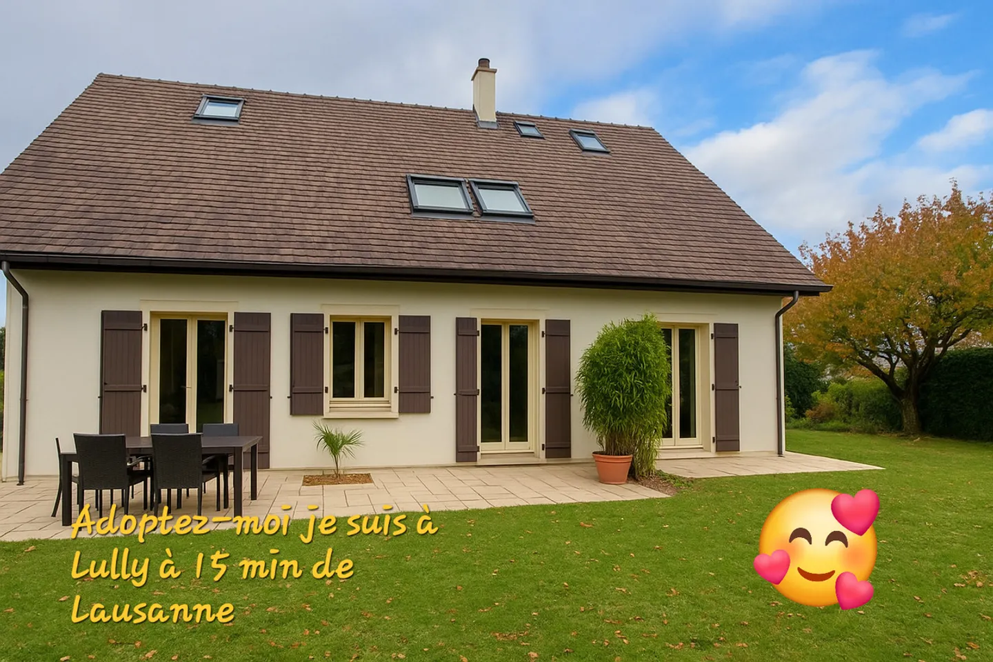 Lully. 15 minutes from Lausanne Villa 8.5 rooms. Plot 1495 m². for sale - Photo 1 of 13
