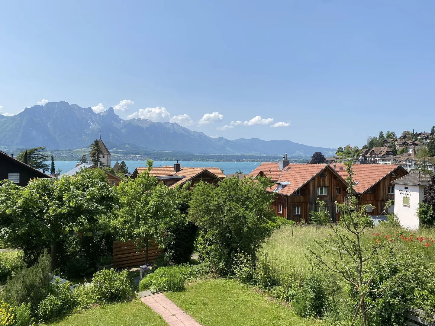 3½ ZIMMER-MAISONETTEWOHNUNG IN OBERHOFEN AM THUNERSEE (BE), MÖBLIERT, - Foto 1 von 10