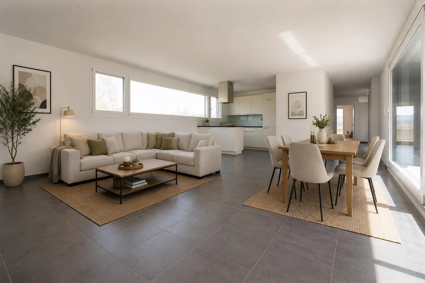Moderne Attikawohnung mit Terrassen - Foto 1 von 9
