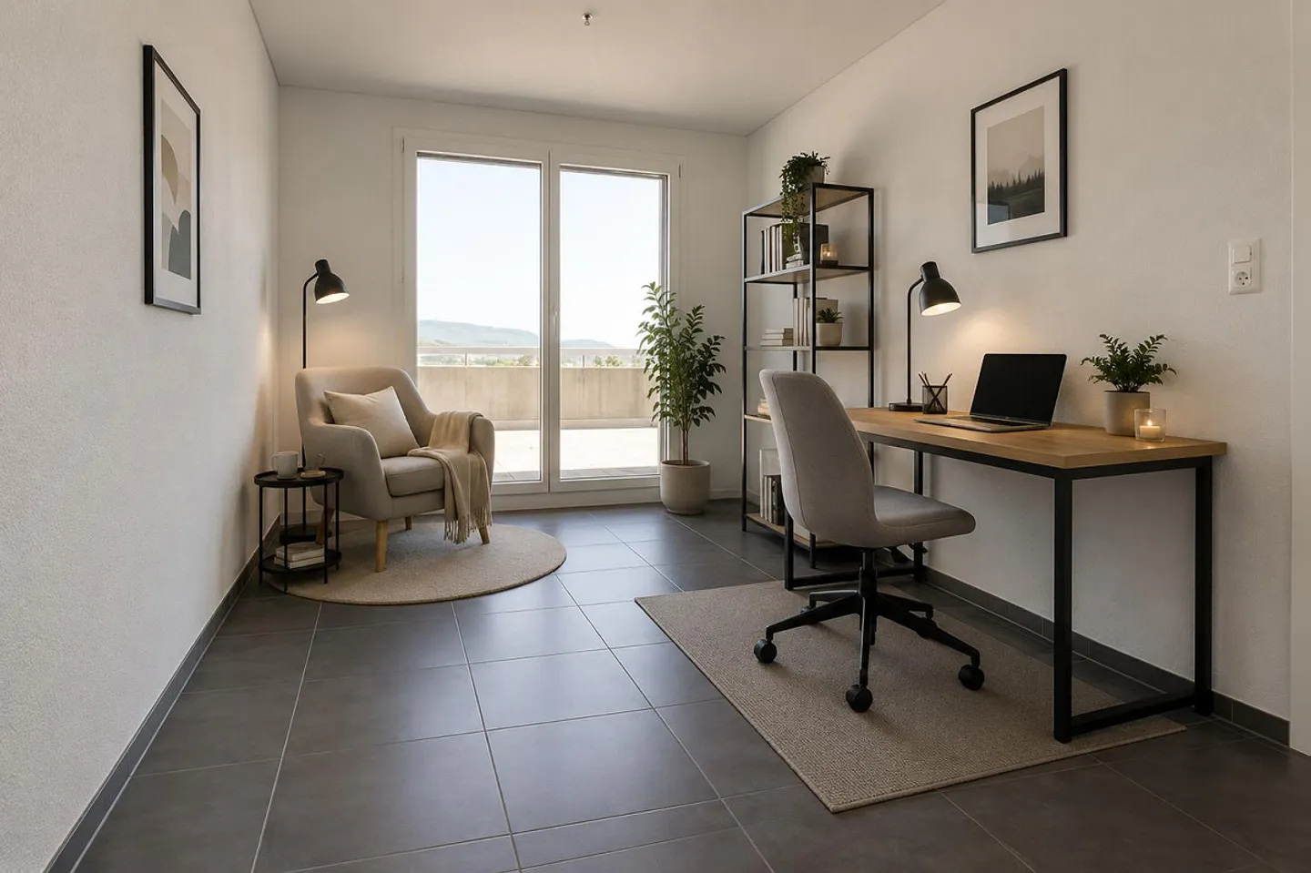 Moderne Attikawohnung mit Terrassen - Foto 4 von 9