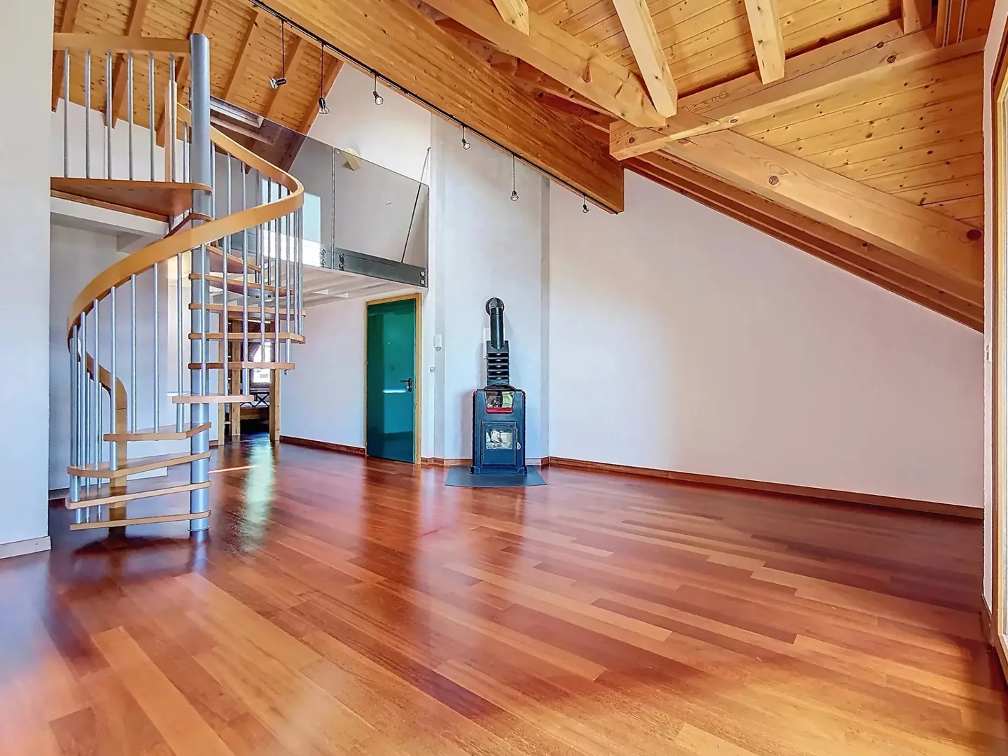 Attic with Mezzanine and South Balcony - Photo 2 of 6