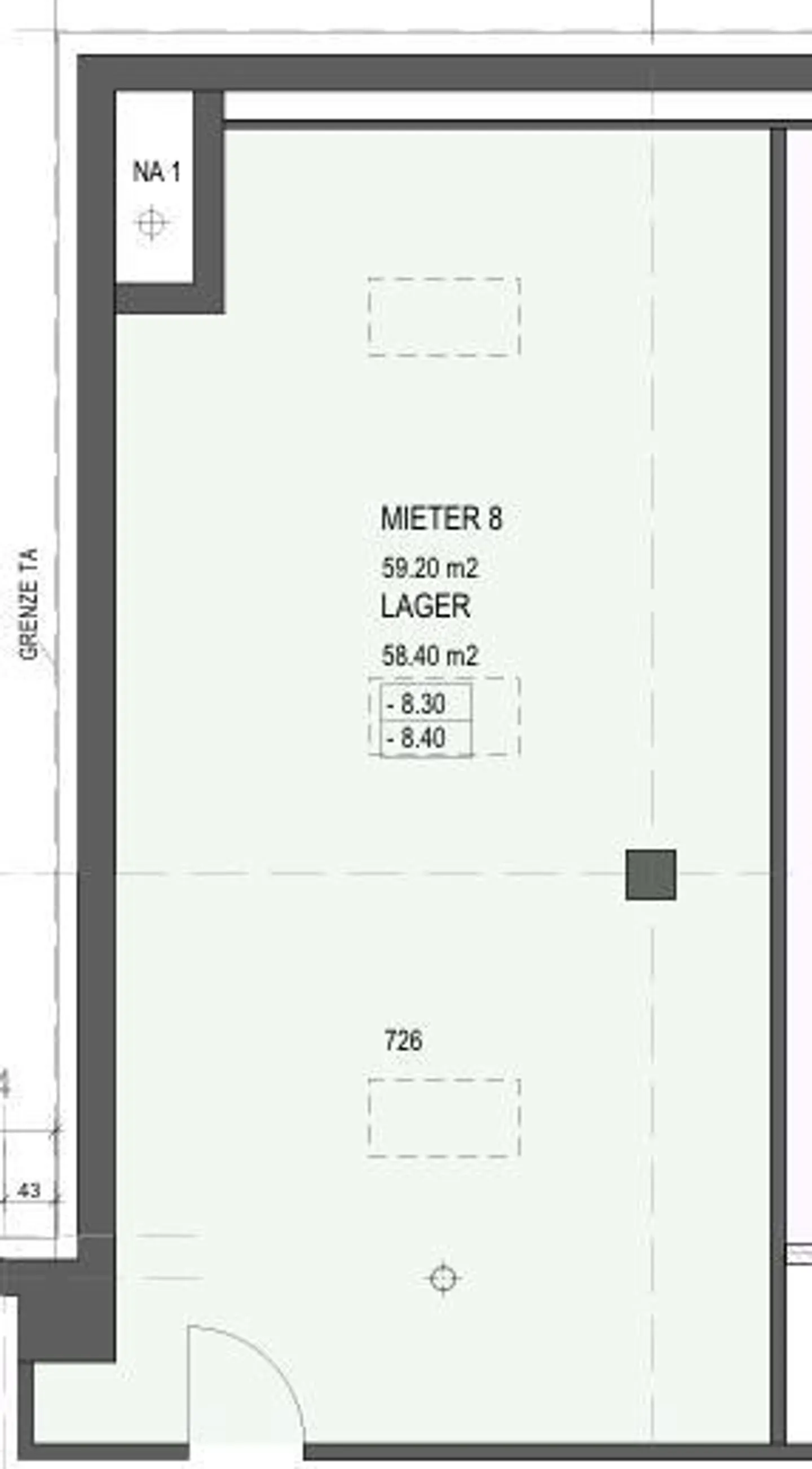 Salle de stockage au 3ème sous-sol, env. 59m2, près de Stauffacher - Photo 2 sur 3