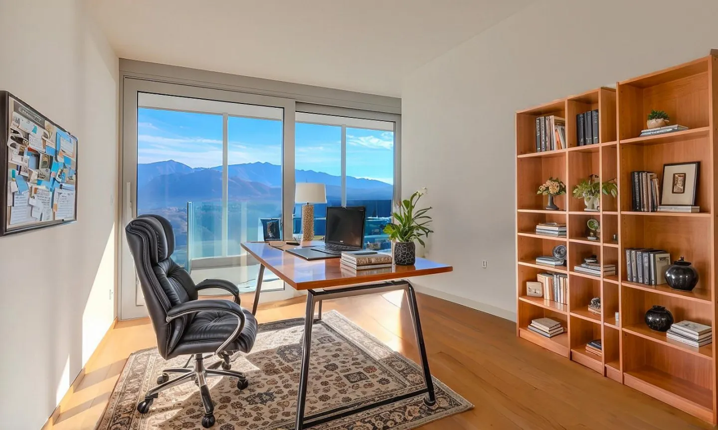 ENORMOUS 4.5-ROOM APARTMENT WITH LAKE VIEW IN RESIDENCE WITH POOL IN VERNATE - Photo 6 of 10