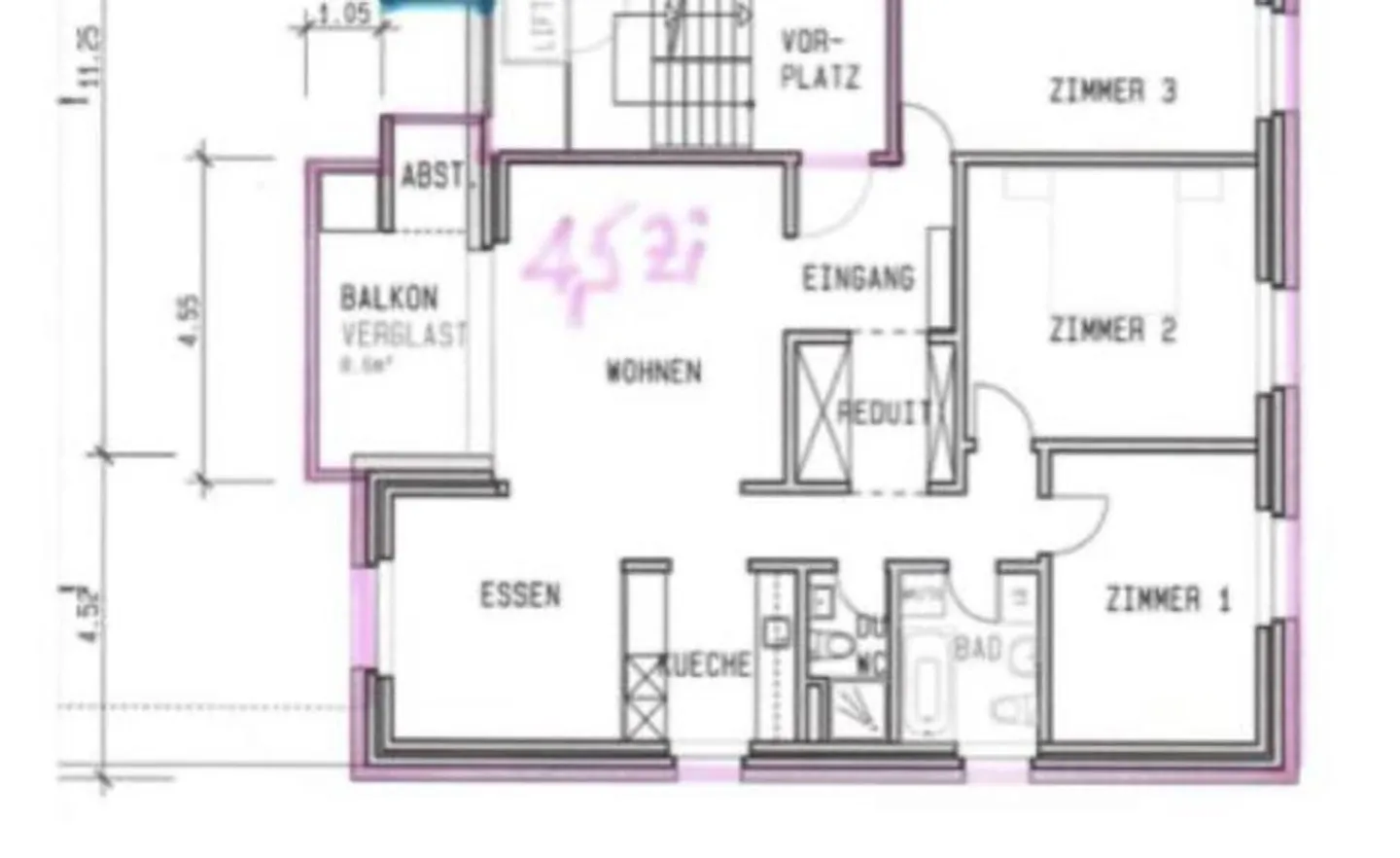 Modern 4.5-room apartment with loggia and garden seating area for rent - Photo 16 of 16