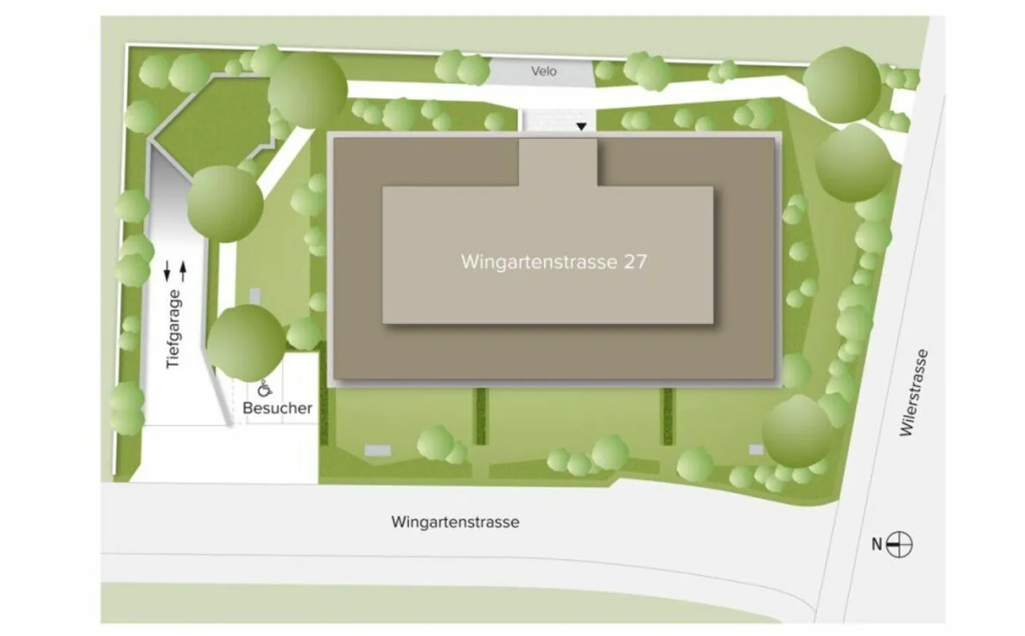 119 m² - 3.5-room garden apartment - 21 m² terrace - 39 m² garden share - Photo 6 of 8