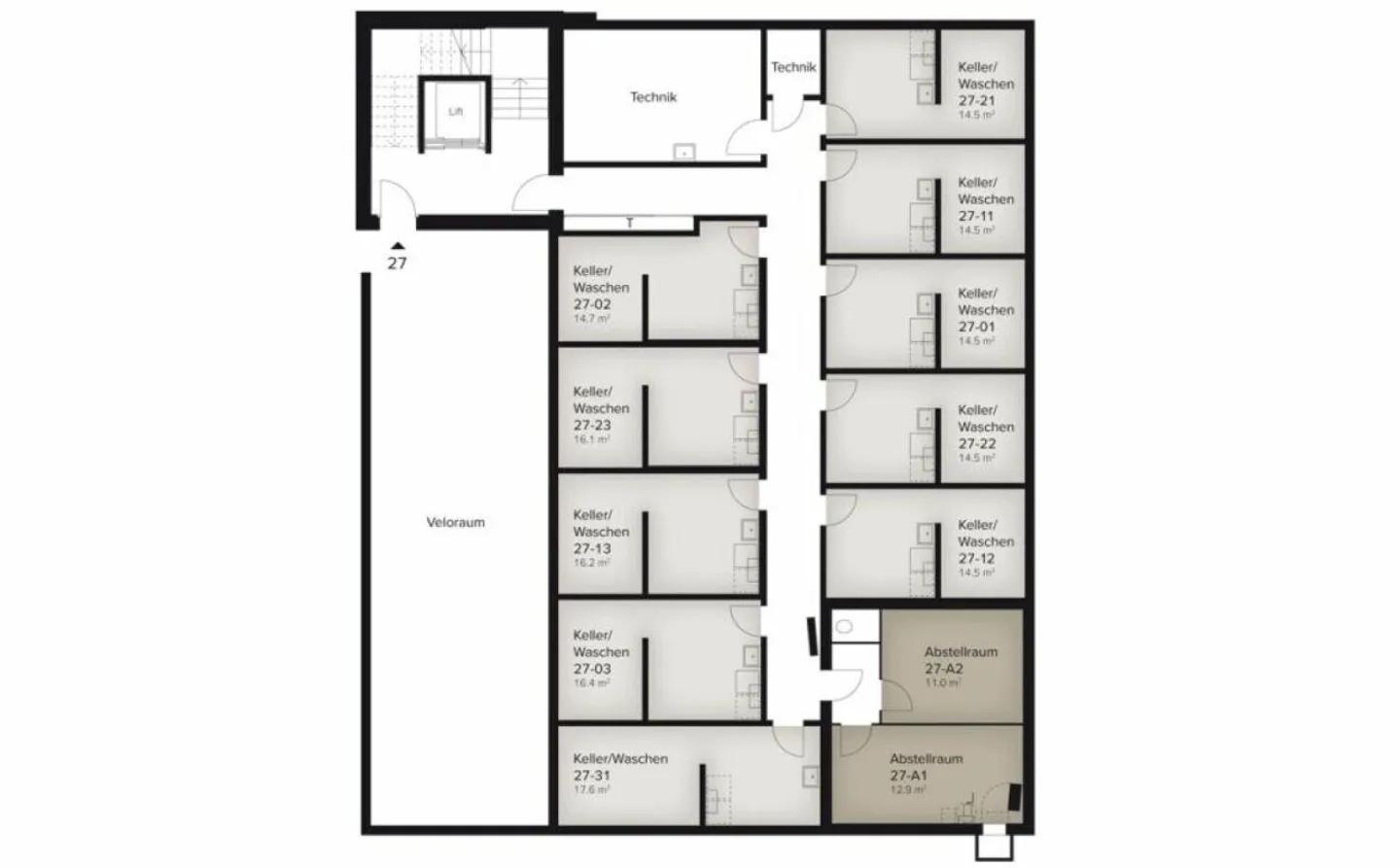 119 m² - 3.5-room garden apartment - 21 m² terrace - 39 m² garden share - Photo 8 of 8