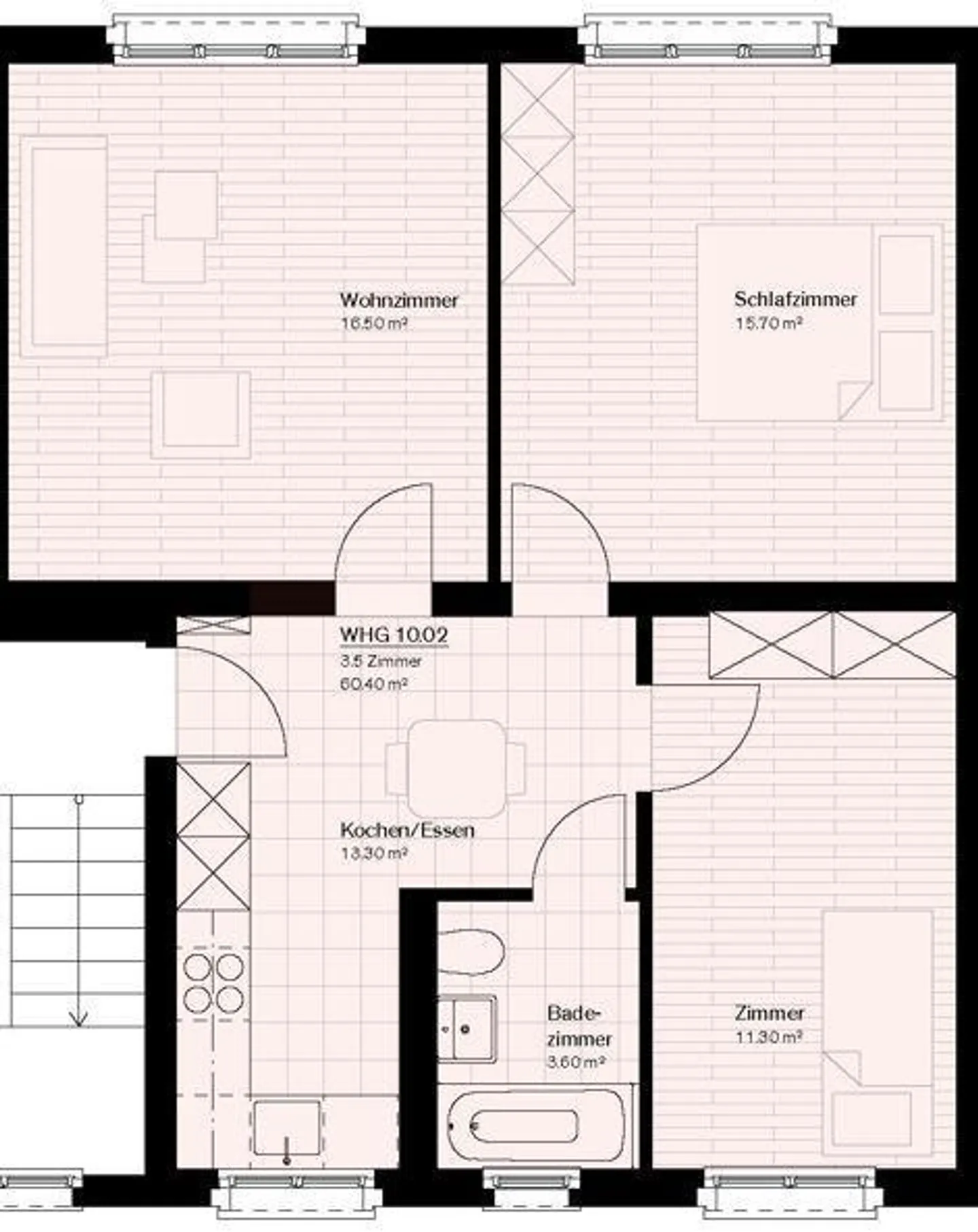 Appartamento 3.5 stanze a Sciaffusa - Foto 7 di 7