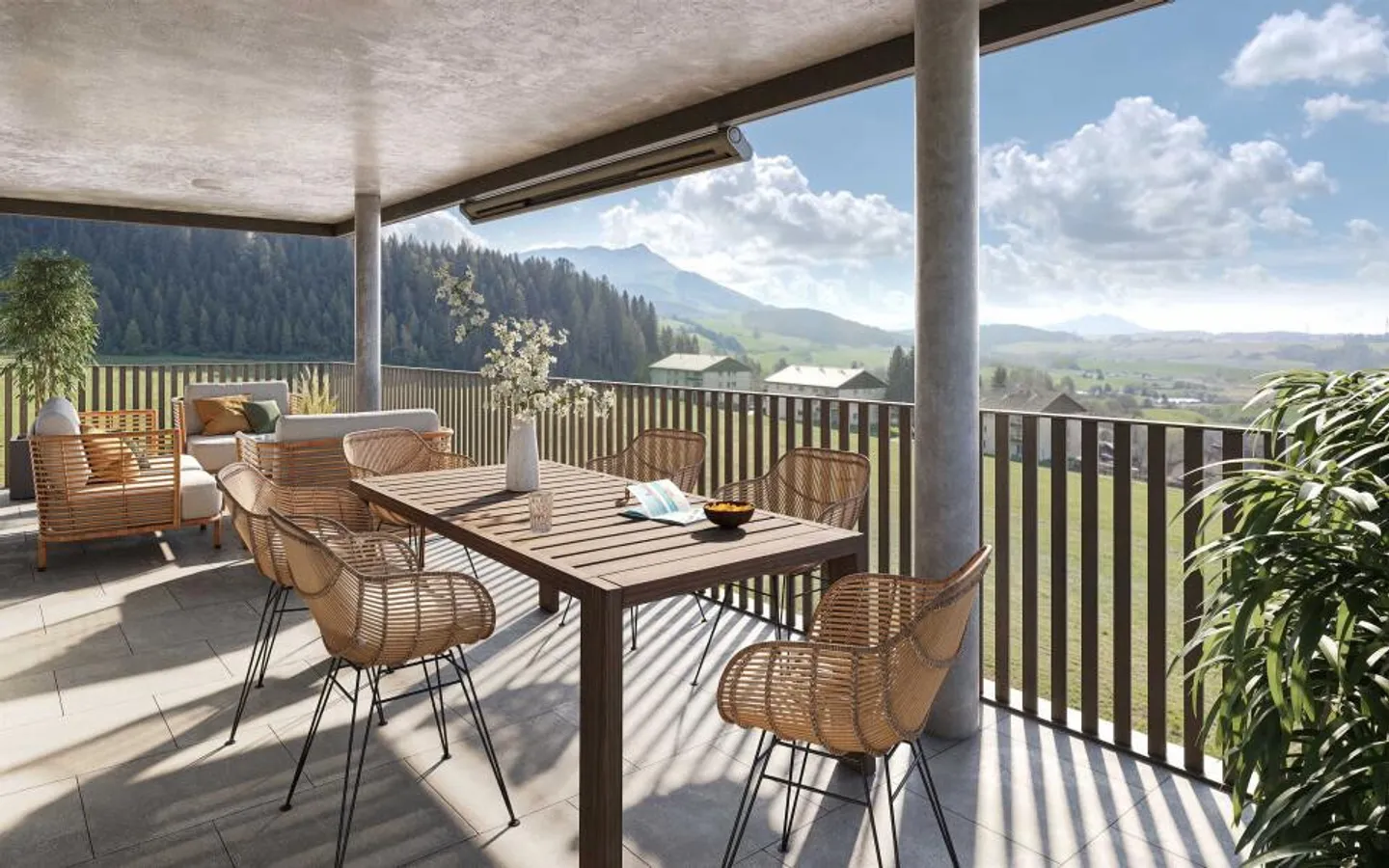 CANTIERE IN CORSO - NUOVO QUARTIERE A 15-20 MINUTI DA LAUSANNE E VEVEY - Foto 7 di 12