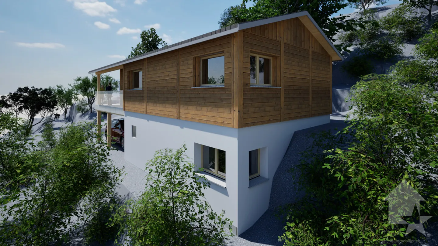Terreno con bellissimo progetto di costruzione di 3,5 stanze - Foto 5 di 7