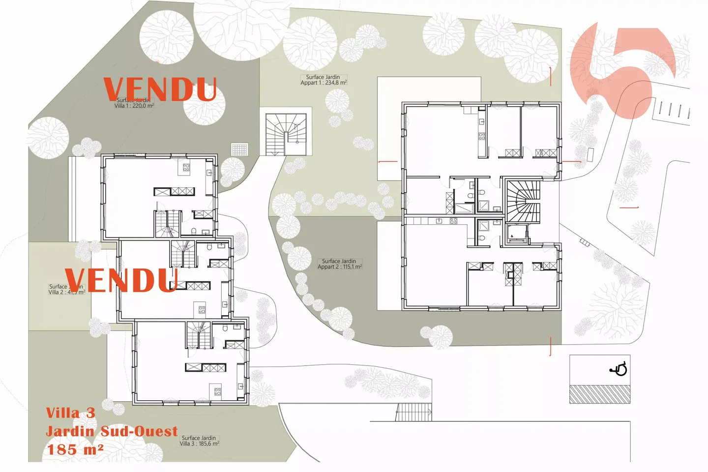 Construction project of contiguous villas 6.5 pcs 1 km from the LEB - Photo 5 of 16