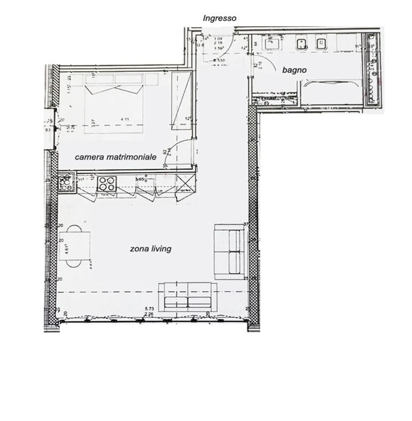 ELEGANT 2.5 ROOMS IN CENTRAL LUGANO MASSAGNO - Photo 9 of 9