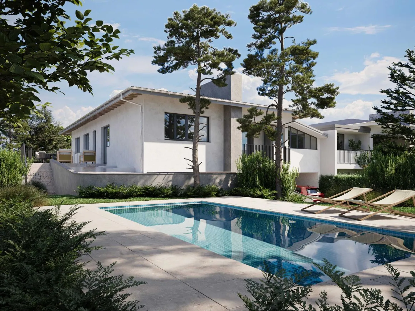 Duplex rénové avec piscine à Onex - Photo 1 sur 2