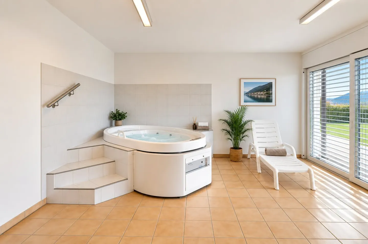 3 Zimmer mit großer Terrasse, Schwimmbad, Fitnessraum und Wellnessbereich - Foto 10 von 13