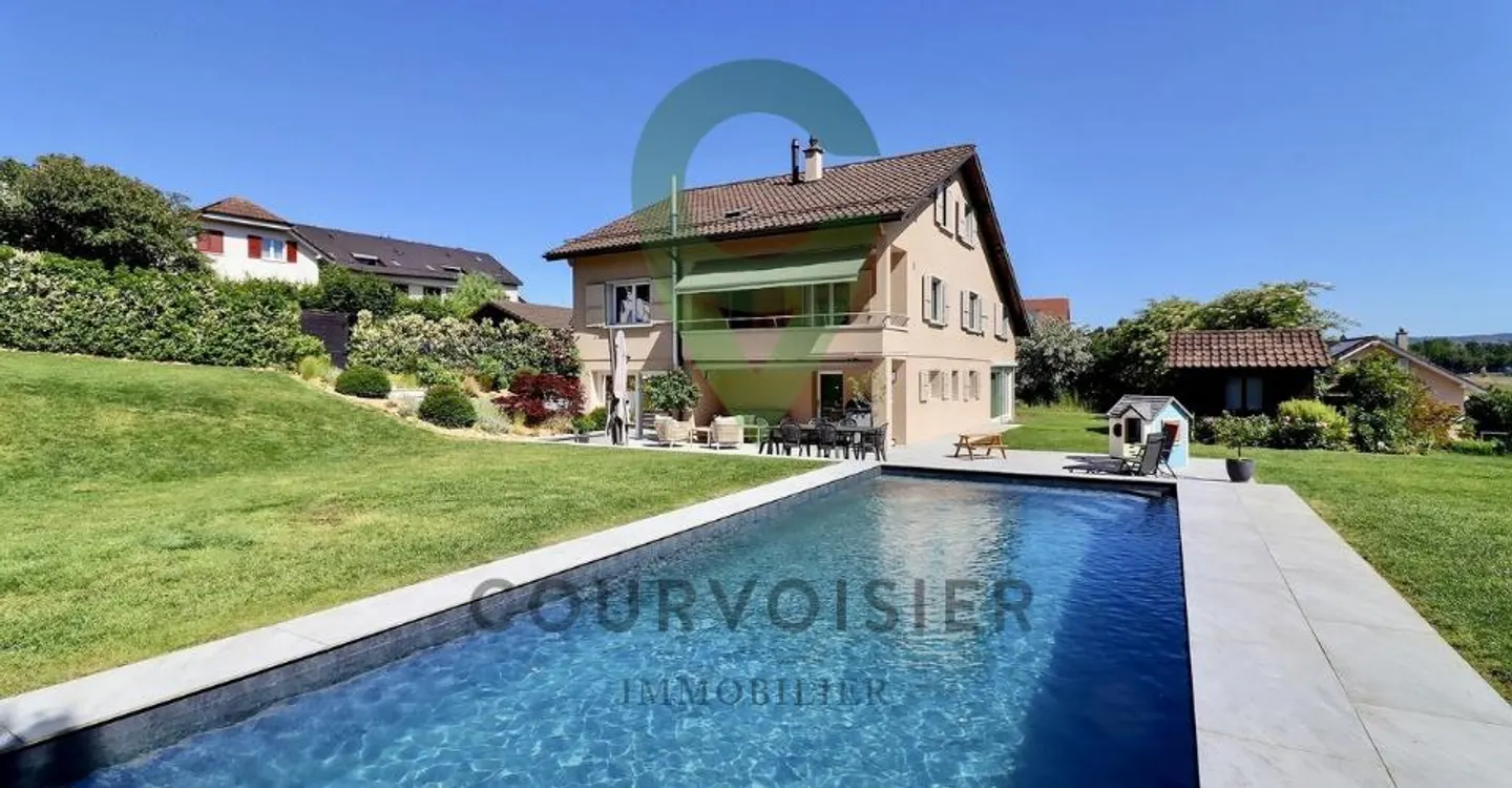 Außergewöhnliche Wohnung 5 Minuten von Morges – Privater Pool und Garten - Foto 7 von 9