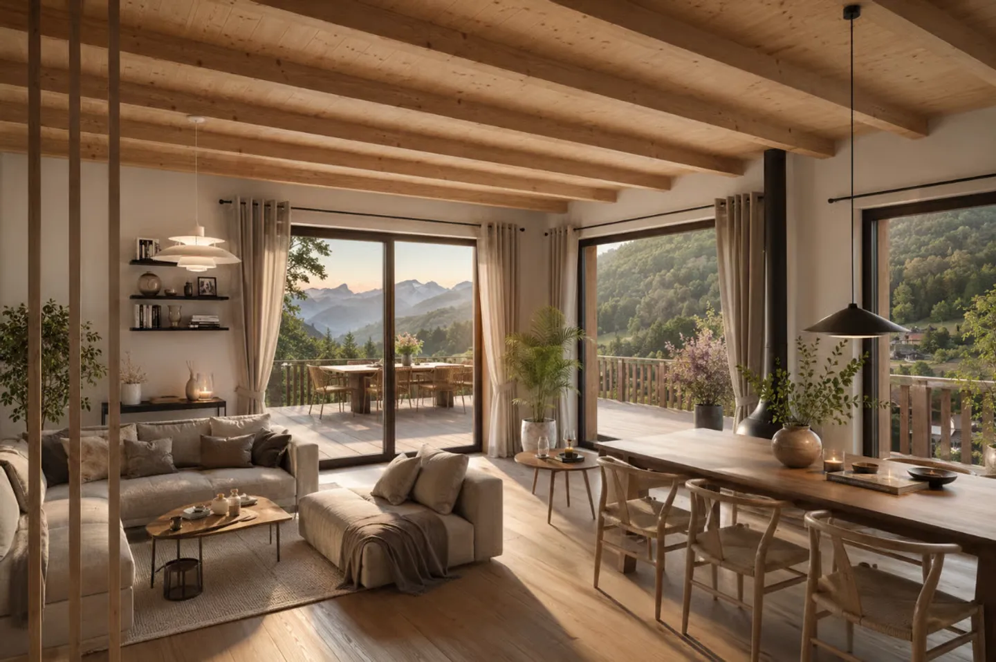 New and contemporary Chalet in a green setting - Photo 2 of 7