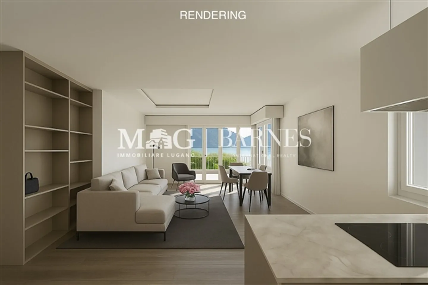 «Lugano, Castagnola Direkt am See - moderne 4.5-Zimmer-Wohnung mit Seeblick» - Foto 2 von 9