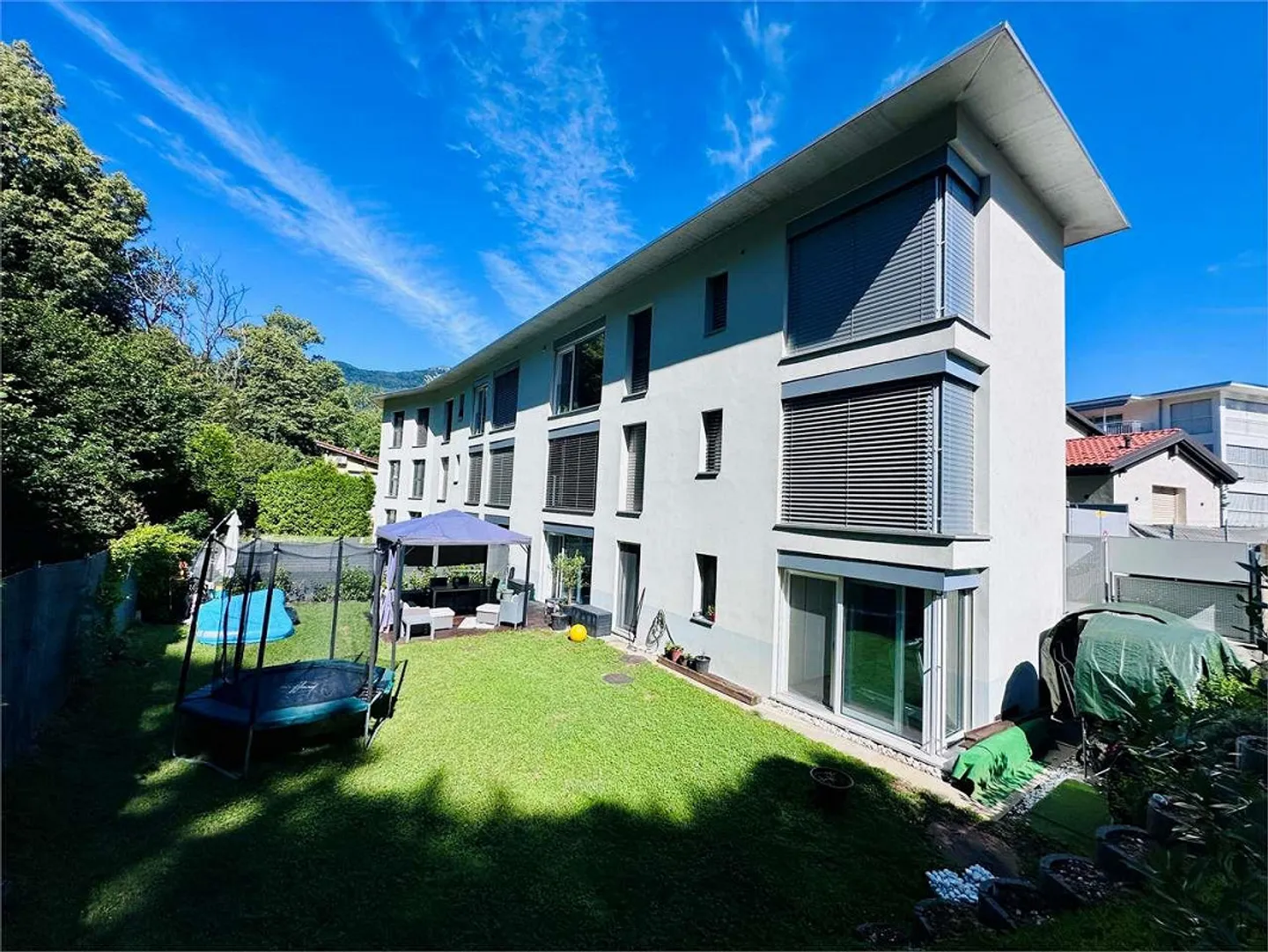 Ponte Capriasca - modernes 3.5-Zimmer-Apartment inmitten von Grün mit Garten - Foto 12 von 13