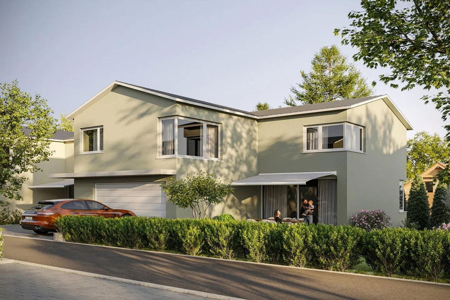 New, detached 6 1/2 room single-family homes with double garage - Photo 1 of 5