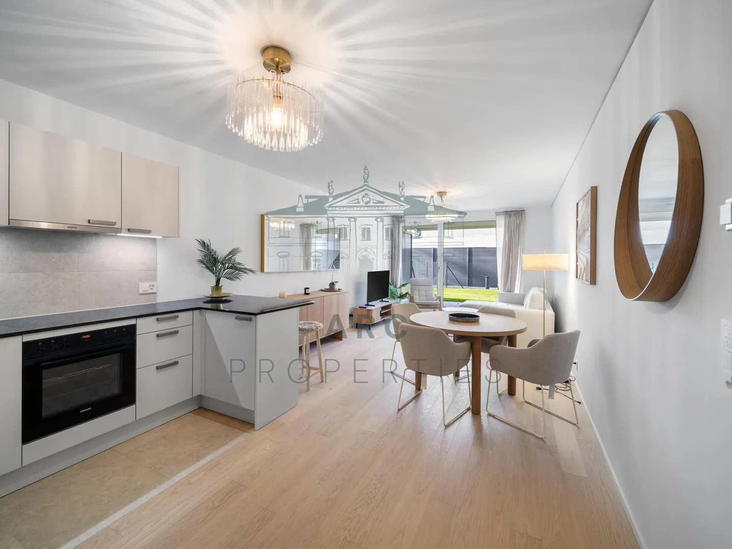 ANIÈRES - APPARTEMENT MEUBLÉ AVEC JARDIN - Photo 2 sur 7